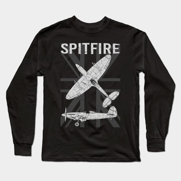 Spitfire Long Sleeve T-Shirt by BeesTeez